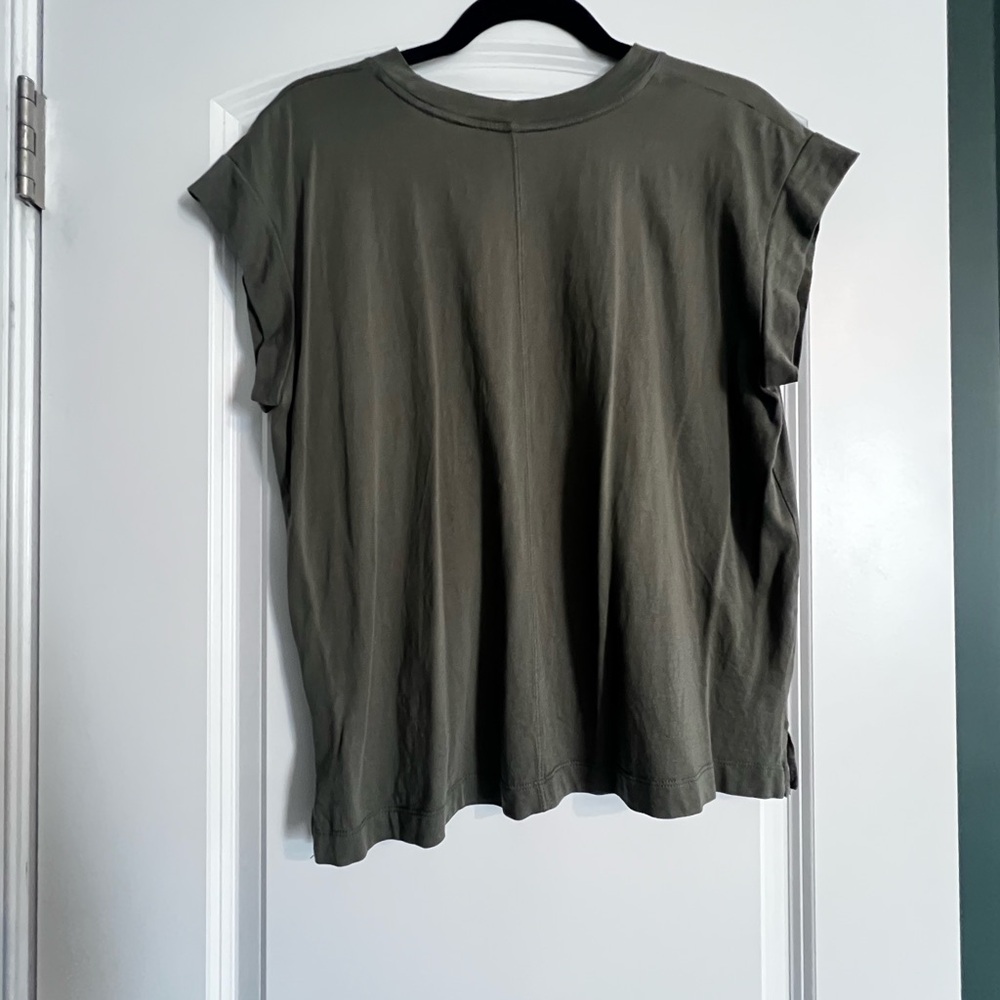 a new day Olive Green Cap Sleeve Tee